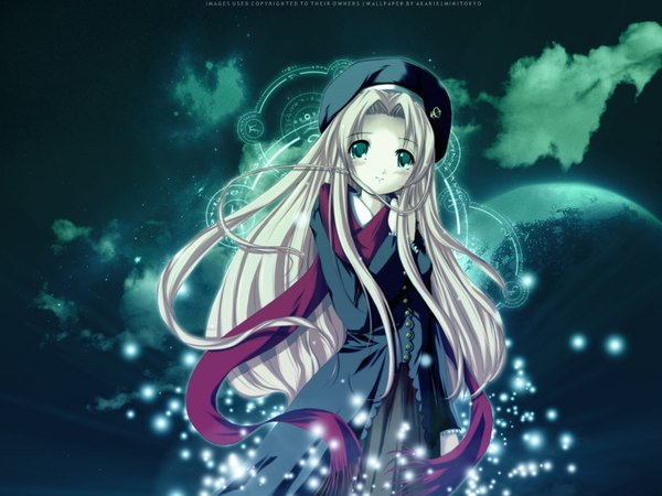 Anime picture 1600x1200 with tagme elle happy world snow (copyright)