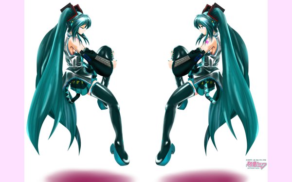 Anime picture 6336x3960 with vocaloid hatsune miku highres wide image girl ngt moke