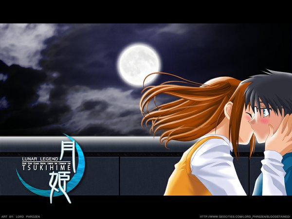 Anime picture 1024x768 with shingetsutan tsukihime type-moon tohno shiki yumizuka satsuki tagme