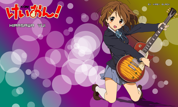 Anime picture 4000x2421 with k-on! kyoto animation hirasawa yui highres wide image