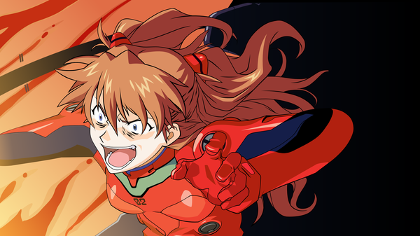 Anime picture 3200x1799 with neon genesis evangelion gainax soryu asuka langley highres wide image