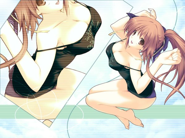 Anime picture 1280x960 with dead or alive kasumi (doa) iizuki tasuku light erotic tagme