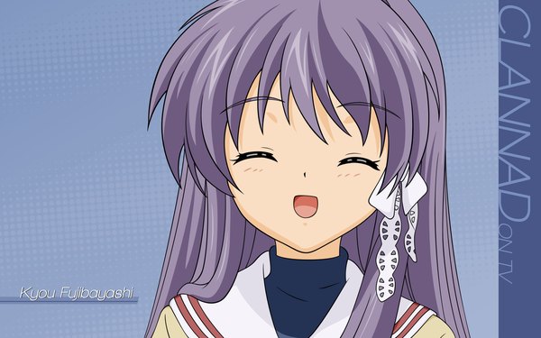 Anime picture 1920x1200 with clannad key (studio) fujibayashi kyou highres wide image