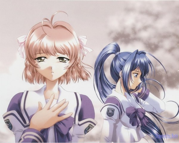 Anime picture 1280x1024 with kimi ga nozomu eien suzumiya haruka hayase mitsuki tagme