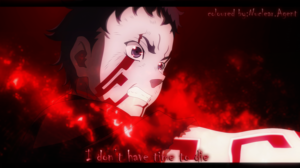 Anime picture 1675x941 with deadman wonderland igarashi ganta nuclearagent single short hair black hair wide image purple eyes inscription tattoo grin coloring facial mark letterboxed angry boy