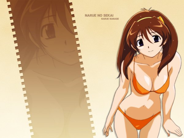 Аниме картинка 1280x960 с мир наруэ nanase narue лёгкая эротика купальник бикини