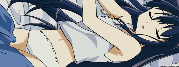 Anime picture 3200x1200 with shakugan no shana j.c. staff shana highres light erotic wide image