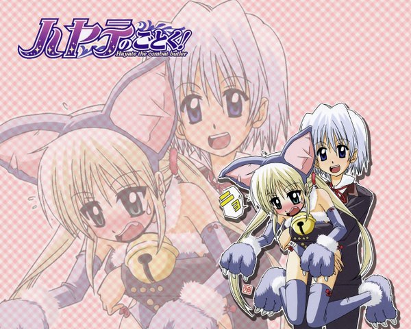 Anime picture 1280x1024 with hayate no gotoku! sanzenin nagi ayasaki hayate blonde hair tagme