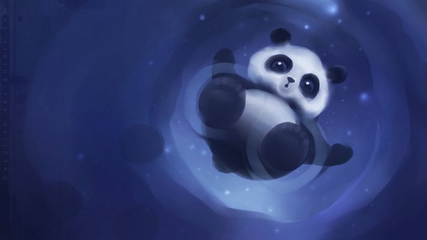 Anime picture 1920x1080 with apofiss highres wide image animal panda