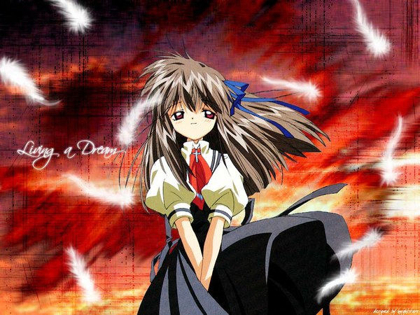 Anime picture 1024x768 with air key (studio) tohno minagi tagme