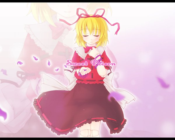 Anime picture 1280x1024 with touhou medicine melancholy girl tagme