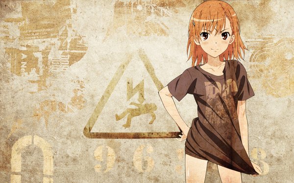 Anime-Bild 1920x1200 mit to aru kagaku no railgun j.c. staff misaka mikoto single highres wide image girl