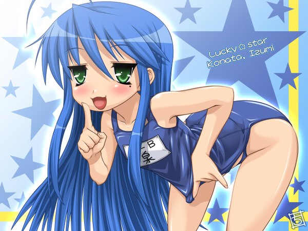Anime picture 1280x960 with lucky star kyoto animation izumi konata light erotic girl
