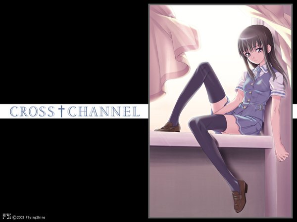 Anime picture 1600x1200 with cross channel tagme