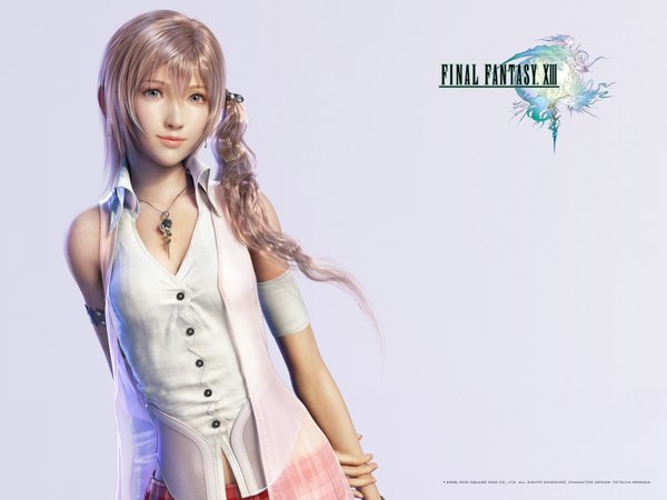 Download Wallpapers 2560x1024 Final Fantasy Xiii 2, Girl, Bow, Bird ... Desktop  Background