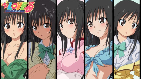 Anime picture 1920x1080 with toloveru xebec kotegawa yui highres light erotic wide image multiple girls girl 5 girls