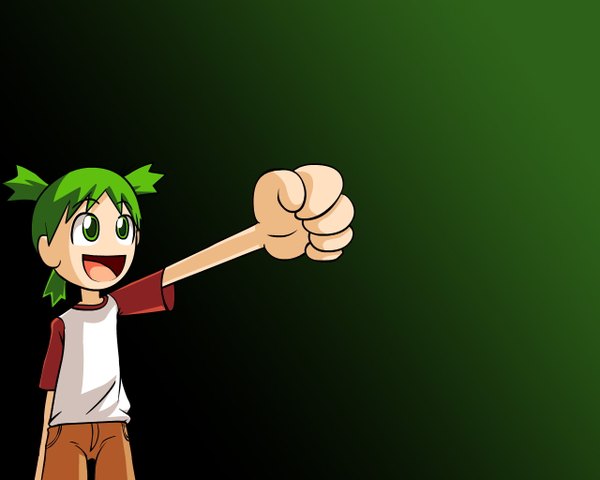 Anime picture 1280x1024 with yotsubato koiwai yotsuba tagme