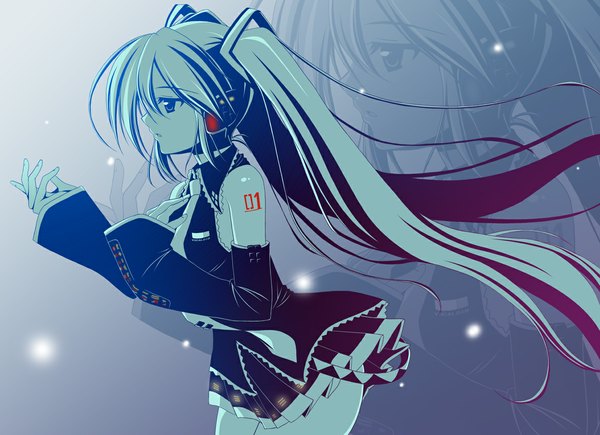 Anime picture 1170x850 with vocaloid hatsune miku girl tagme