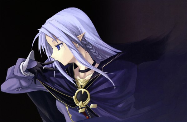 Anime picture 2004x1317 with fate (series) fate/stay night studio deen type-moon caster shingo (missing link) highres elf