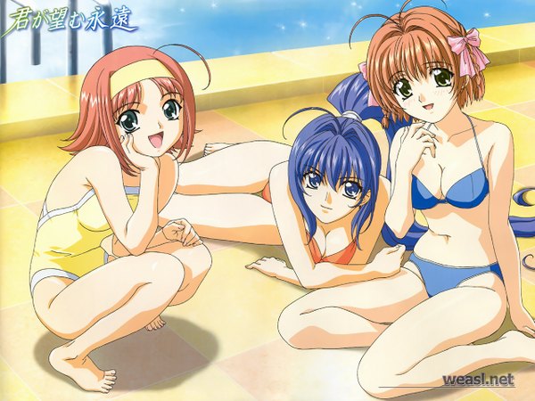 Anime picture 1280x960 with kimi ga nozomu eien tagme (character) light erotic swimsuit tagme