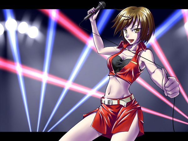 Anime picture 1024x768 with vocaloid meiko girl tagme
