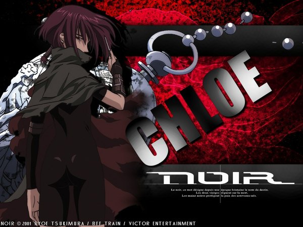 Anime picture 1024x768 with noir tagme chloe