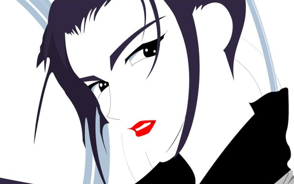 Anime picture 1280x800 with cowboy bebop sunrise (studio) faye valentine wide image close-up vector multicolored