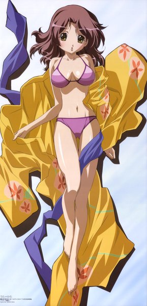 Anime picture 3483x7223 with takamura keiko gotoh keiji tall image highres light erotic swimsuit bikini uta kata