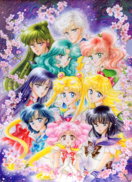 Anime picture 1280x1756 with bishoujo senshi sailor moon toei animation tsukino usagi sailor moon chibiusa aino minako kino makoto mizuno ami hino rei sailor venus sailor mars sailor mercury tomoe hotaru sailor jupiter kaiou michiru sailor saturn tenou haruka sailor chibi moon meiou setsuna sailor neptune