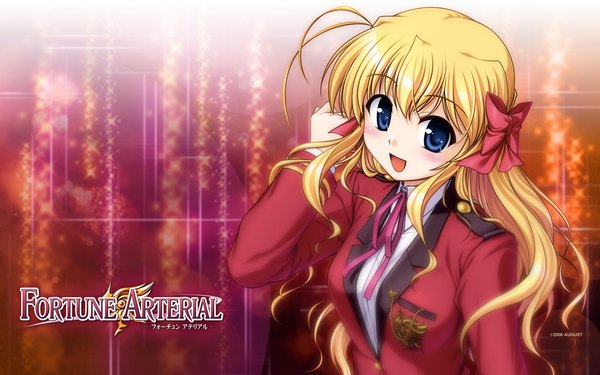Anime picture 1920x1200 with fortune arterial august soft sendou erika highres wide image tagme