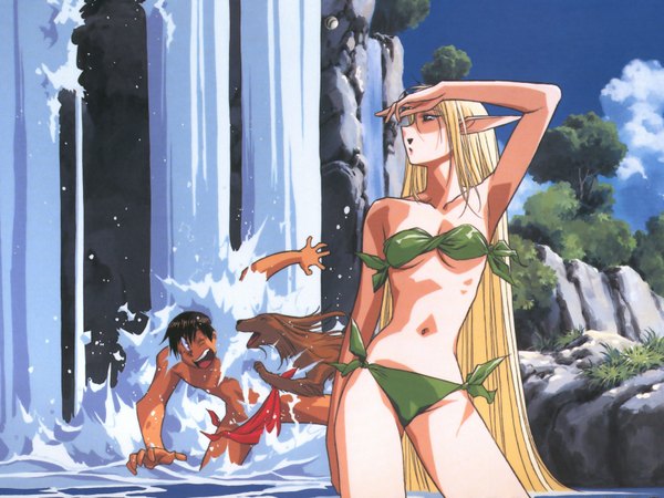 Anime picture 1600x1200 with record of lodoss war tagme