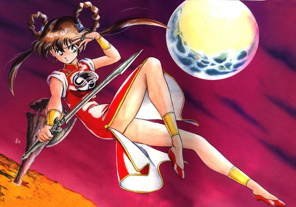 Anime picture 4217x2956 with devil hunter yohko mano yohko highres tagme