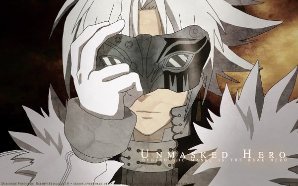 Anime picture 1280x800 with d.gray-man allen walker wide image close-up mask tagme