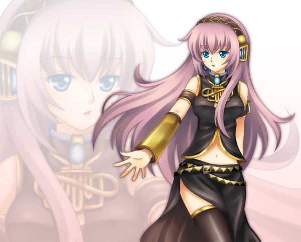 Anime picture 1200x967 with vocaloid megurine luka girl tagme