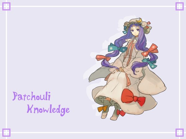 Anime picture 1280x960 with touhou patchouli knowledge long hair tagme