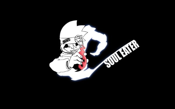Anime picture 1440x900 with soul eater studio bones soul eater evans wide image black background tagme