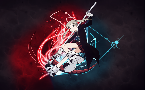 Anime picture 1440x900 with soul eater studio bones maka albarn wide image tagme