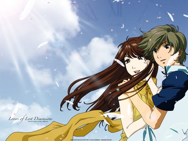 Anime picture 1600x1200 with rahxephon studio bones mishima reika kamina ayato tagme