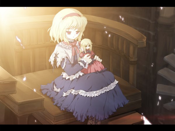 Anime picture 1024x768 with touhou alice margatroid girl tagme