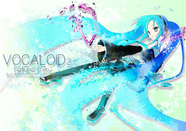 Anime picture 2122x1500 with vocaloid hatsune miku highres girl tagme