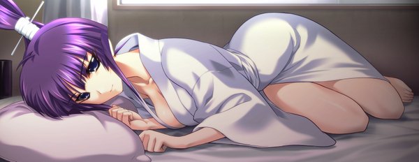 Anime picture 3158x1226 with muv-luv highres light erotic wide image tagme