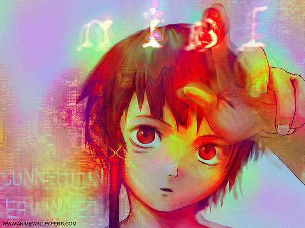 Anime picture 1024x768 with serial experiments lain iwakura lain tagme