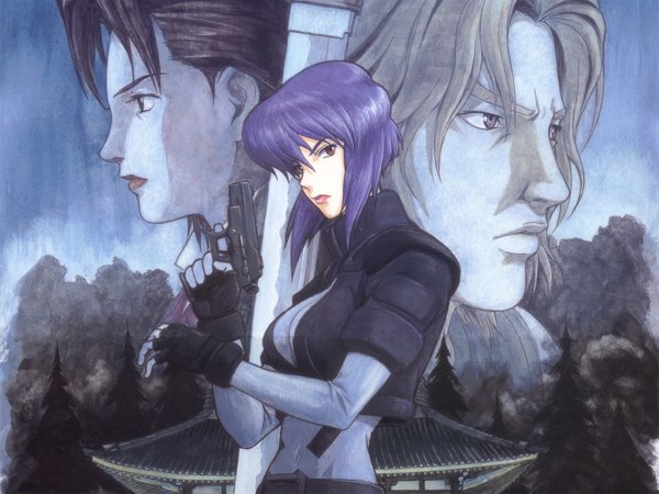 Anime picture 1600x1200 with ghost in the shell production i.g kusanagi motoko tagme