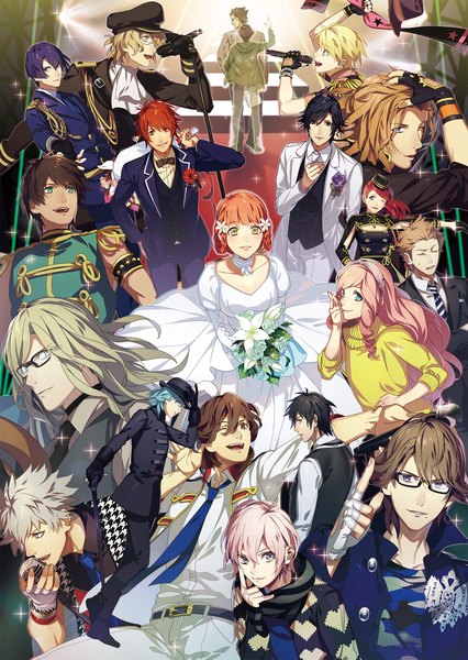 Anime picture 1296x1826 with uta no prince-sama a-1 pictures jinguji ren hijirikawa masato ichinose tokiya nanami haruka (uta no prince-sama) ittoki otoya kurusu shou shinomiya natsuki mikaze ai kurosaki ranmaru kotobuki reiji camus aijima cecil tsukimiya ringo mikado nagi sumeragi kira ootori eiichi shibuya tomochika hiyuga ryuuya