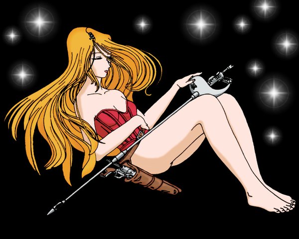Anime picture 1280x1024 with galaxy express 999 queen emeraldas toei animation emeraldas light erotic tagme