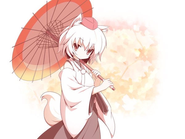 Anime picture 1600x1200 with touhou inubashiri momiji machily girl tagme