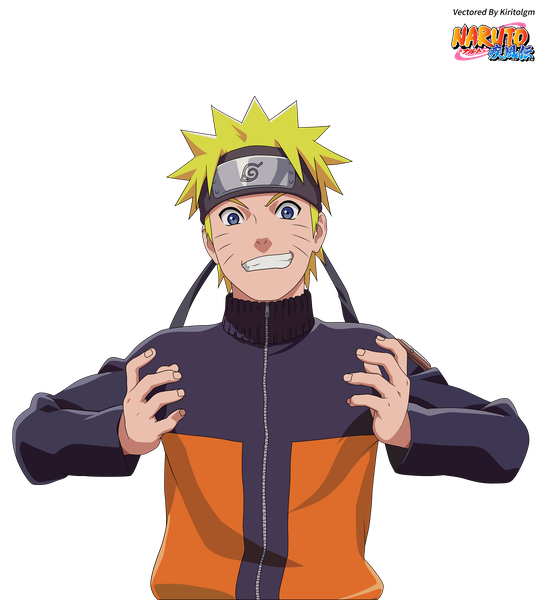 Anime picture 8140x8992 with naruto studio pierrot naruto (series) uzumaki naruto kiritolgm (mk18) single tall image looking at viewer highres short hair blue eyes blonde hair smile signed absurdres upper body copyright name grin facial mark transparent background