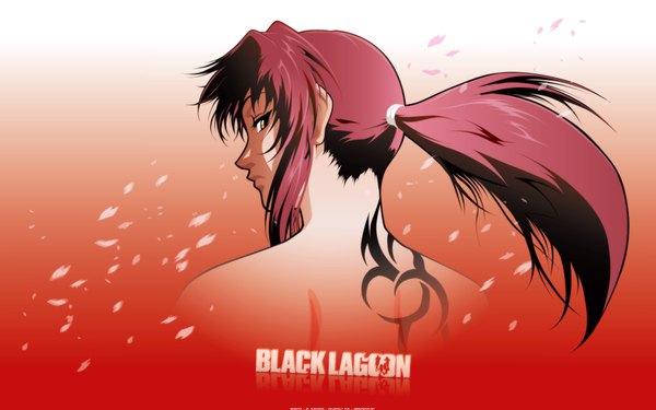 Anime picture 1920x1200 with black lagoon madhouse revy (black lagoon) highres wide image