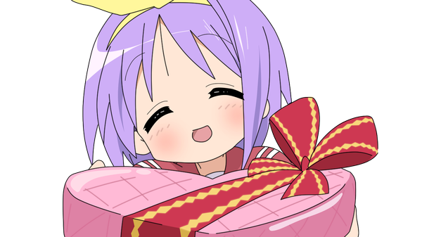Anime picture 2000x1125 with lucky star kyoto animation hiiragi tsukasa highres wide image transparent background vector valentine girl