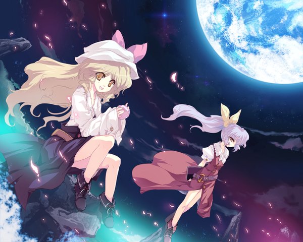 Anime picture 1280x1024 with touhou watatsuki no yorihime watatsuki no toyohime tokiame girl